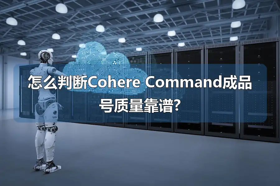 怎么判断Cohere Command成品号质量靠谱?